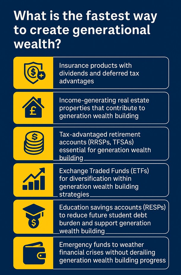 What is the fastest way to create generational wealth