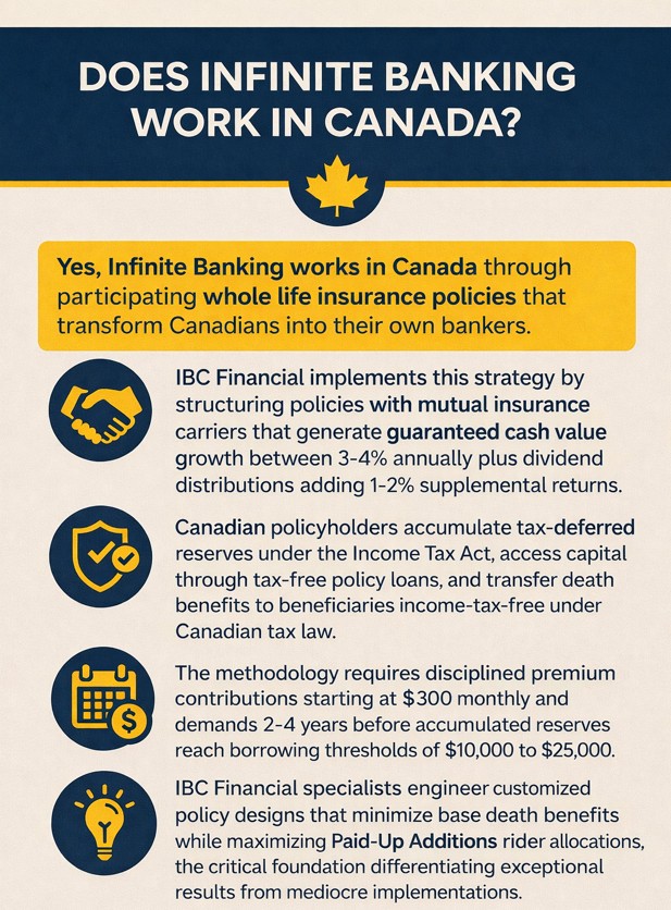 Does infinite banking work in Canada